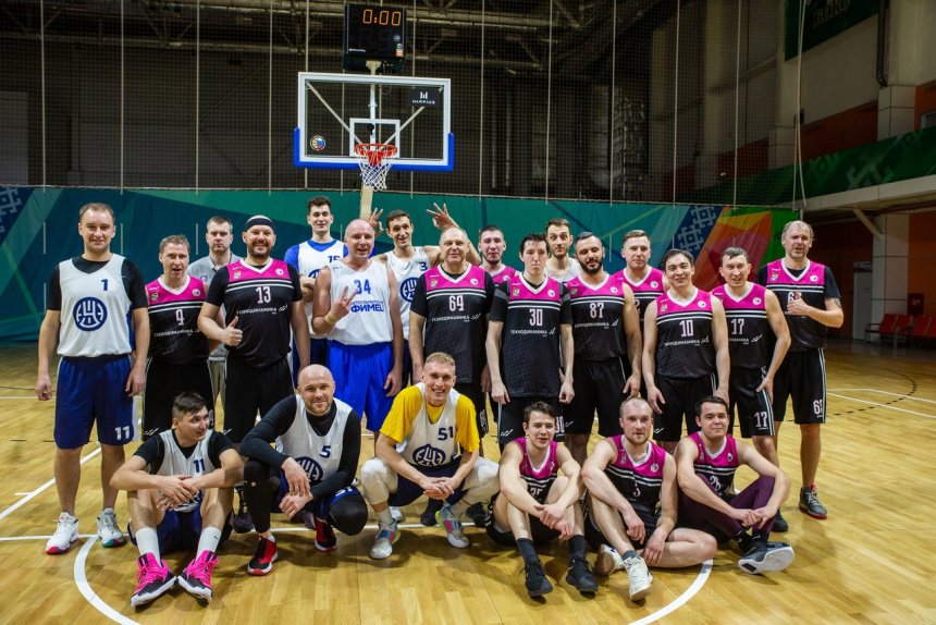 Баскетбольный клуб «Уфимец» сыграл товарищеский матч с командой «Технодинамика»